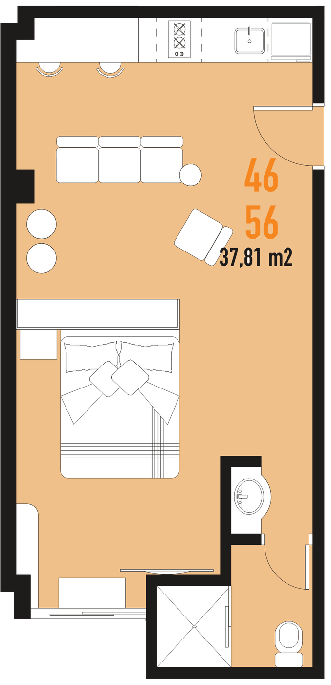 Plano del departamento 46