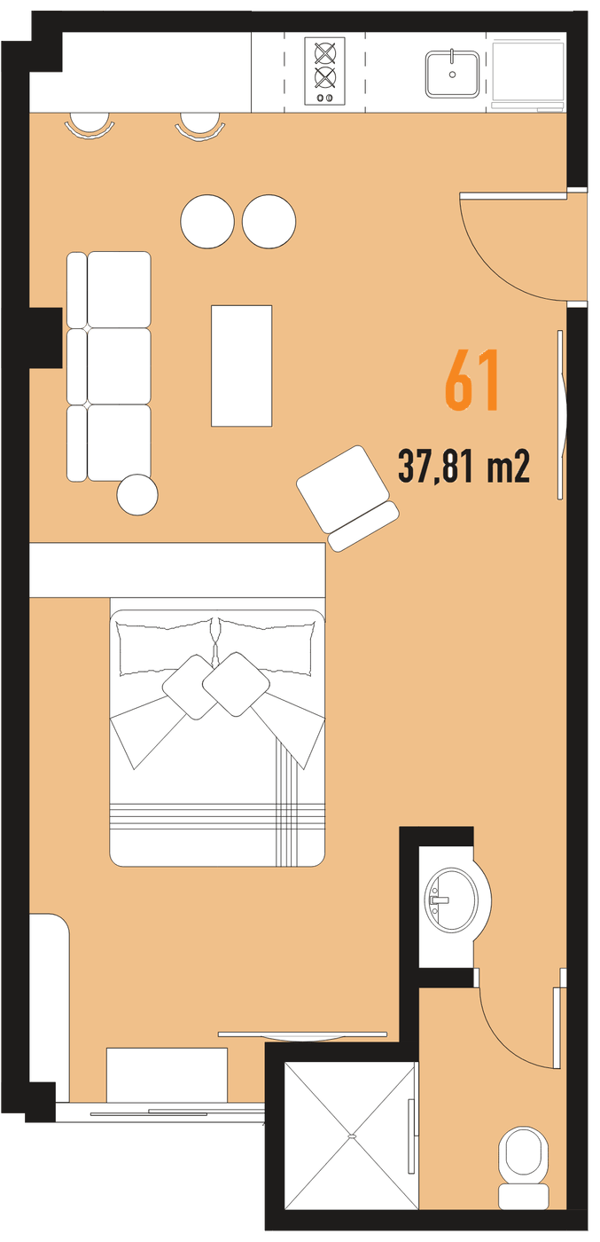 Plano del departamento 61