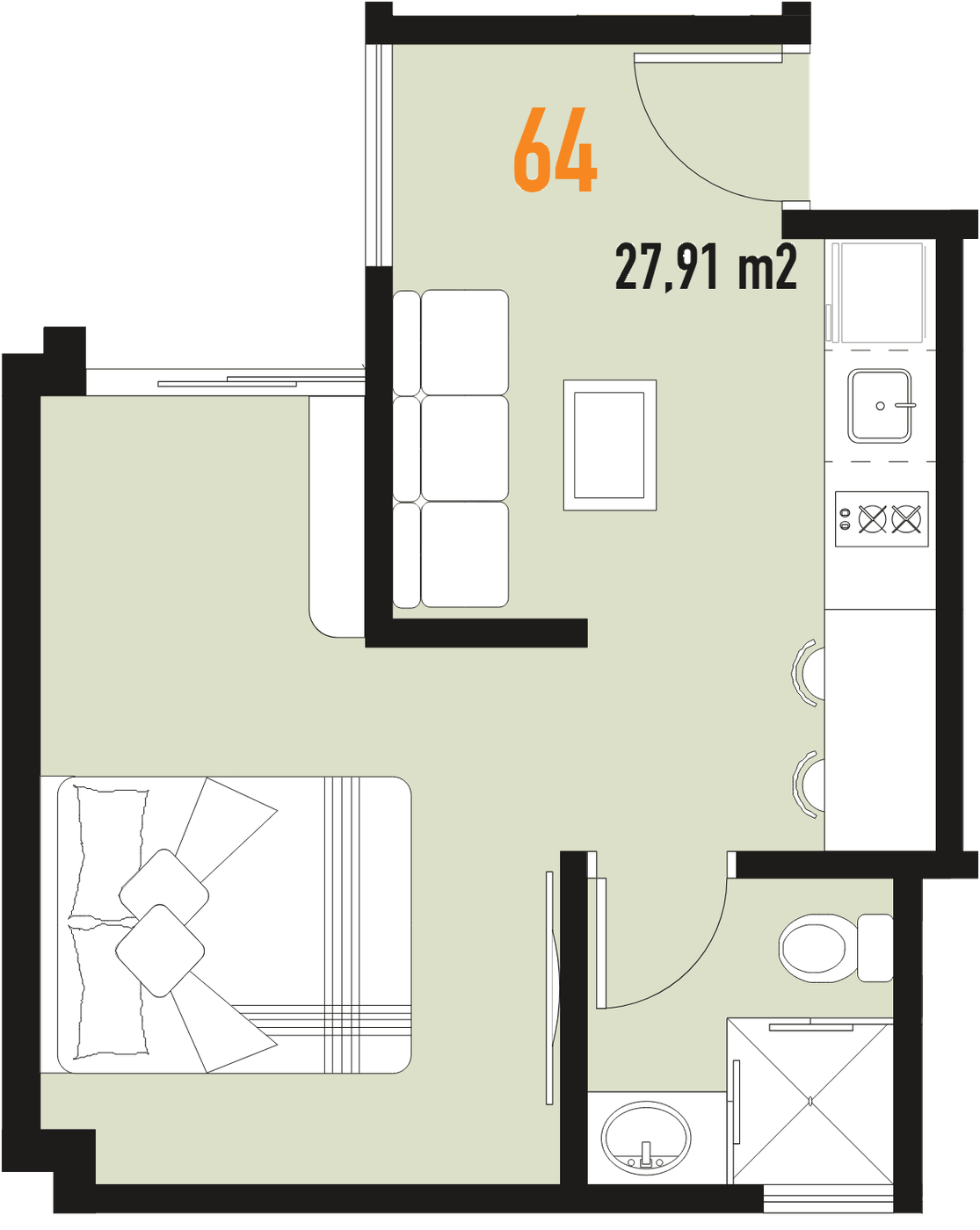 Plano del departamento 64